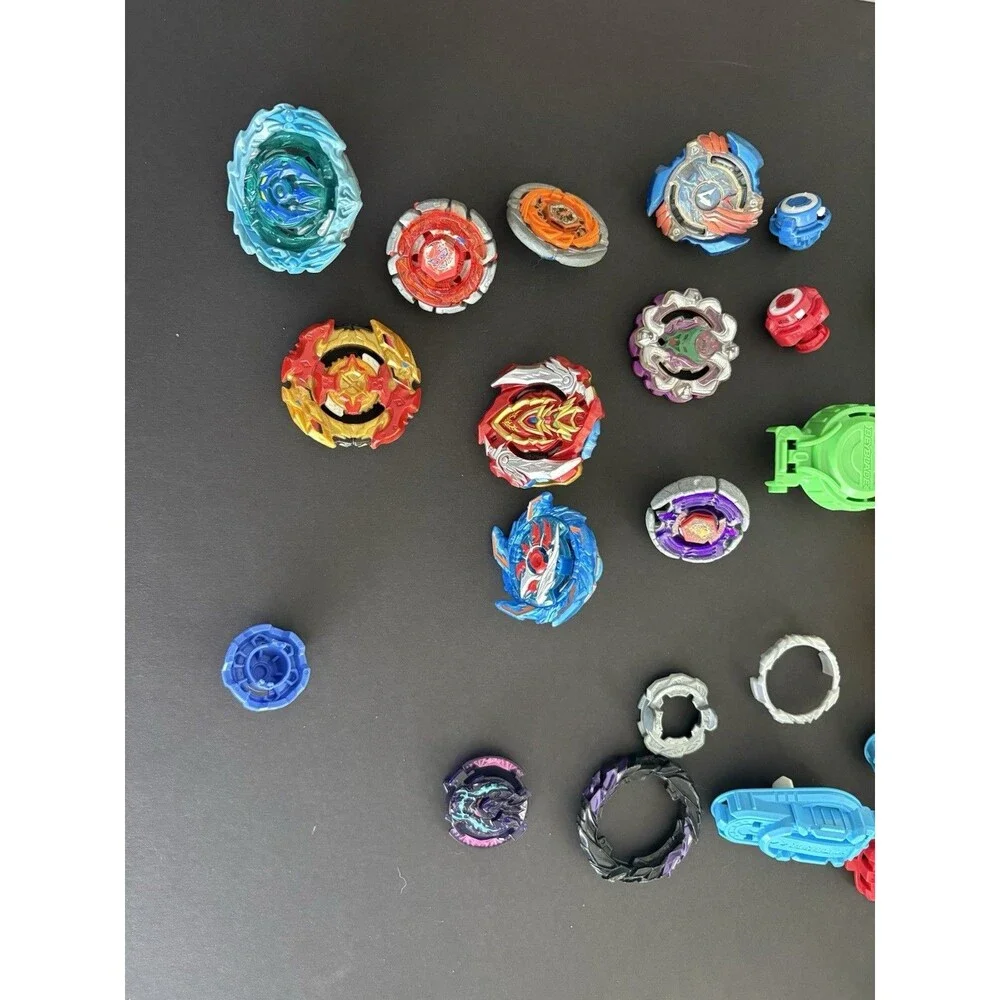 Beyblade Lot Assorted Tops Launchers Ripcords Parts Accessories Mixed Collection